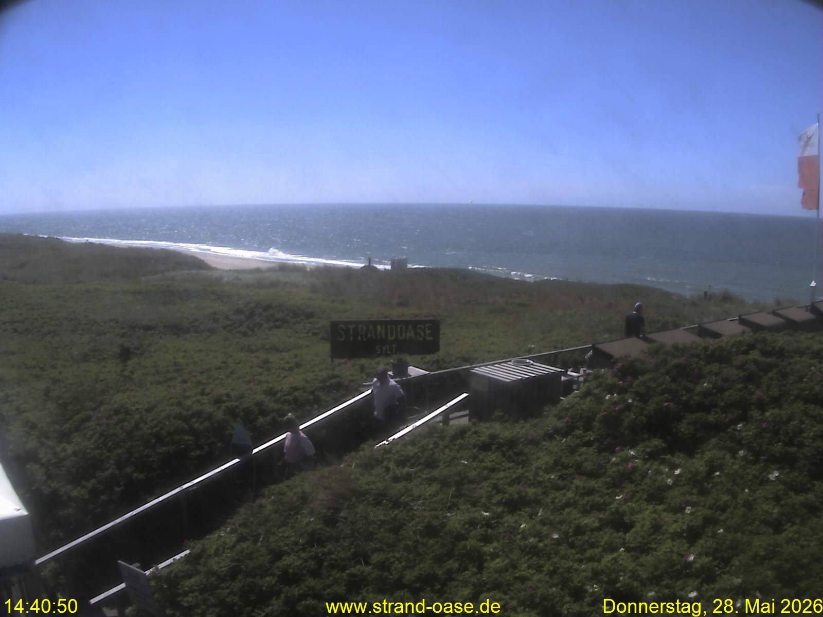 Archiv Foto Webcam Westerland auf Sylt: Restaurant Strandoase
