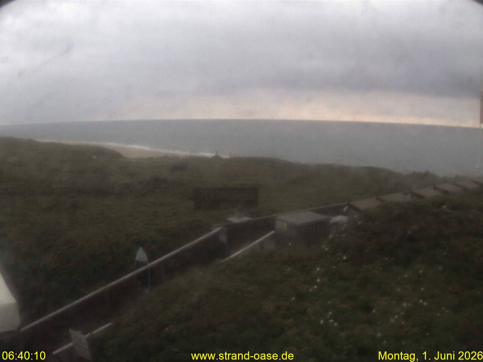 Archived image Webcam Sylt - View Restaurant Strandoase