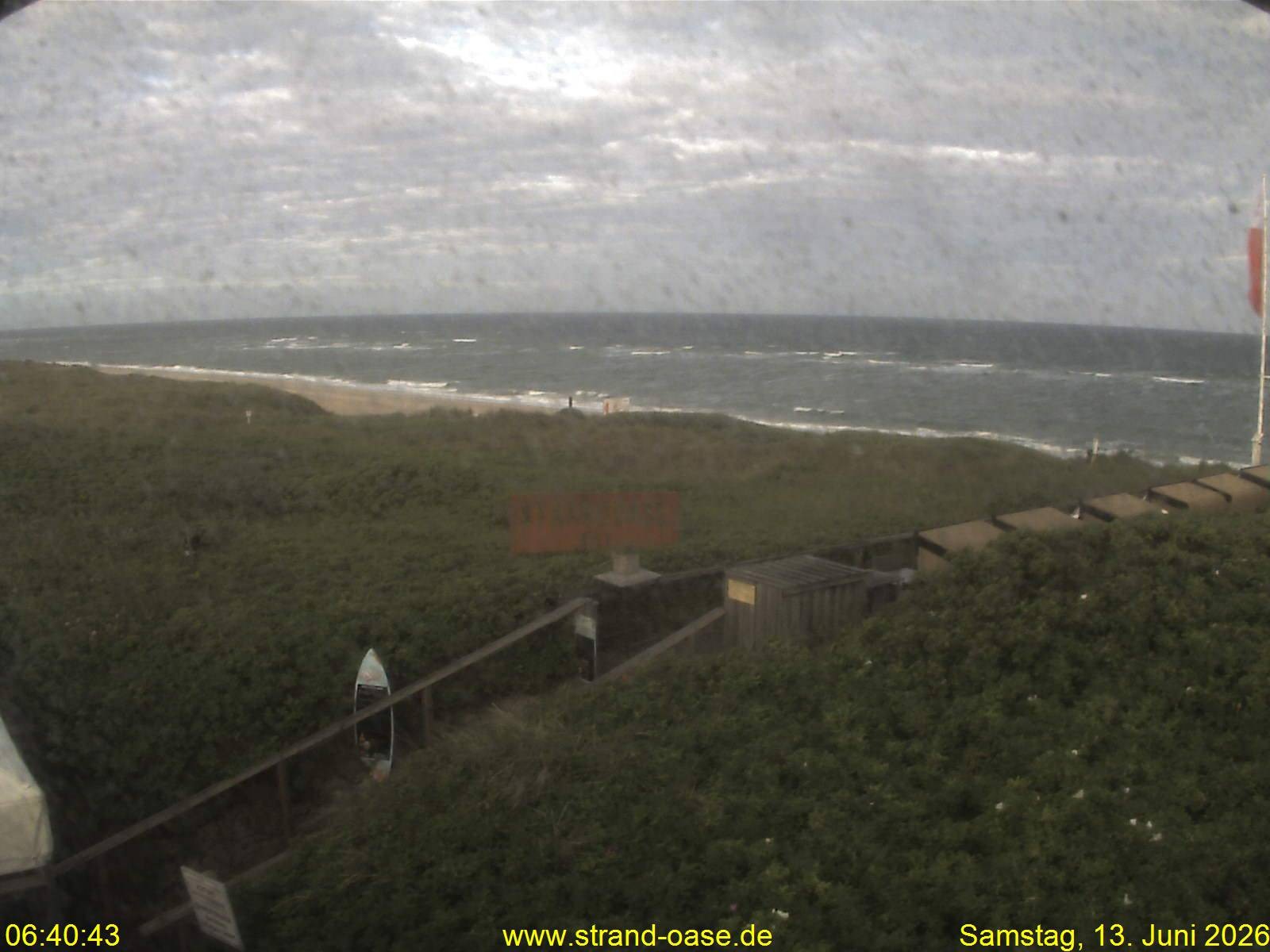 Archiv Foto Webcam Westerland auf Sylt: Restaurant Strandoase