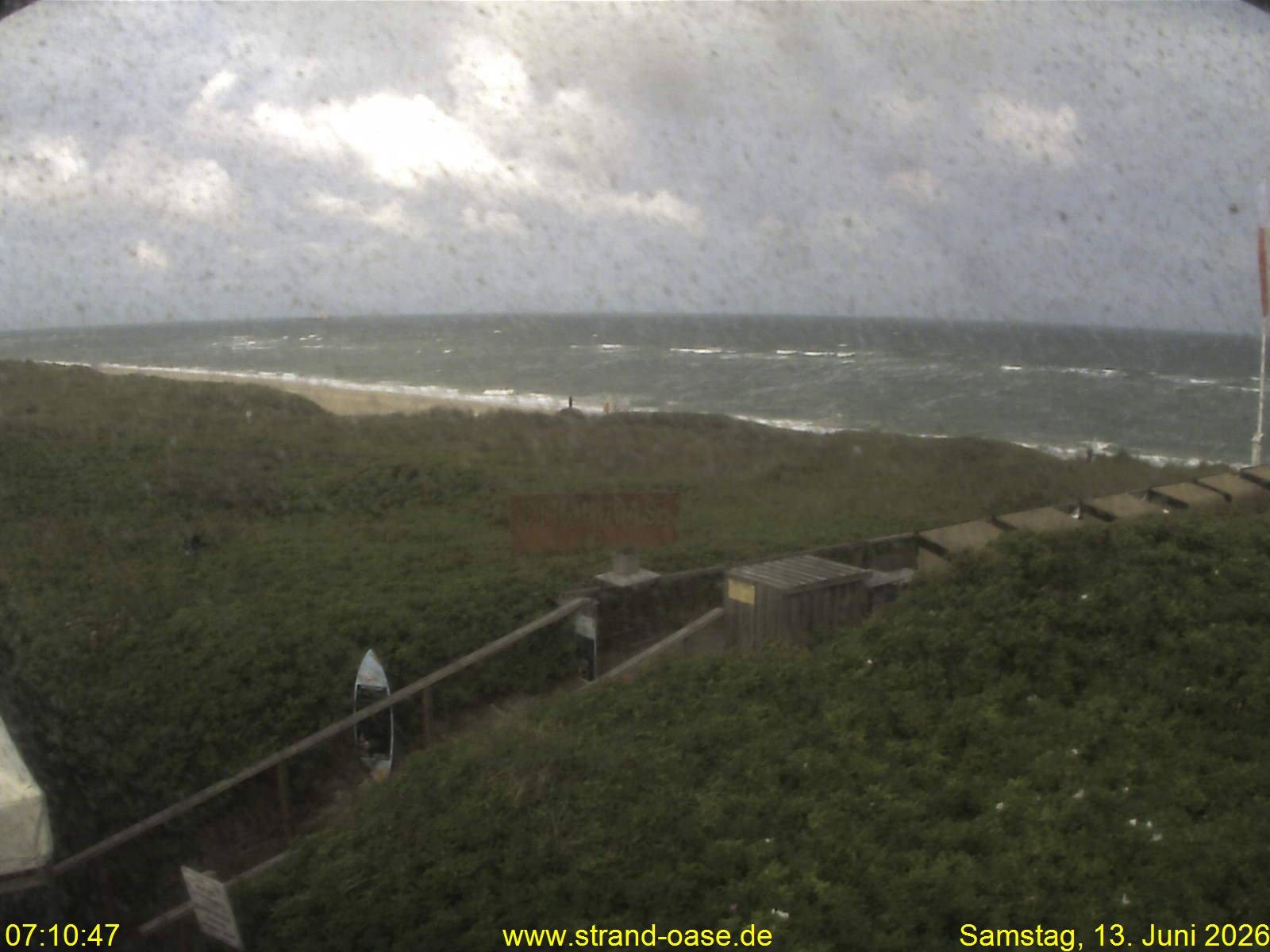 Archiv Foto Webcam Westerland auf Sylt: Restaurant Strandoase