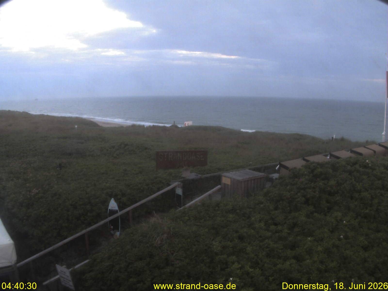 Archiv Foto Webcam Westerland auf Sylt: Restaurant Strandoase