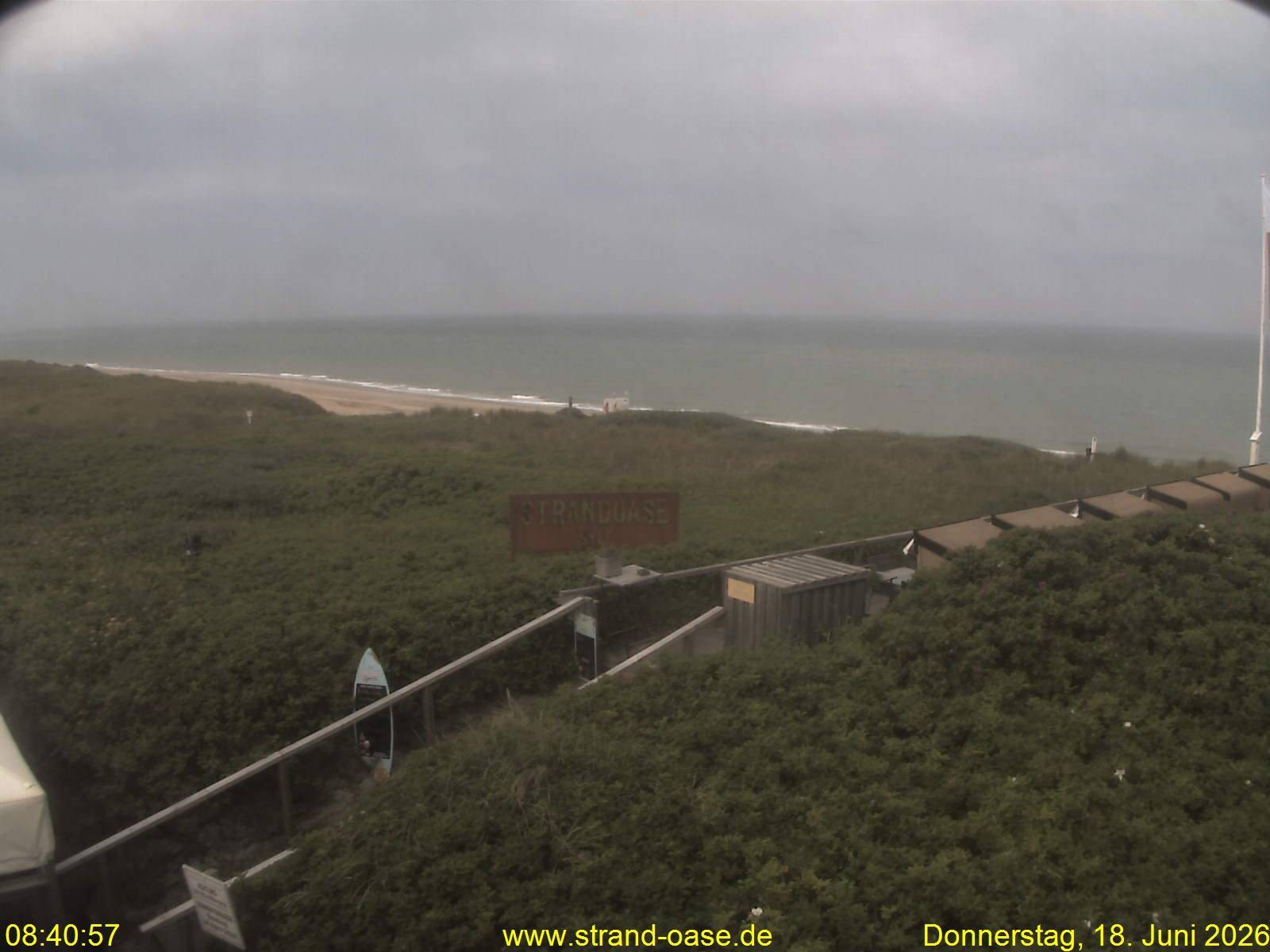 Archiv Foto Webcam Westerland auf Sylt: Restaurant Strandoase