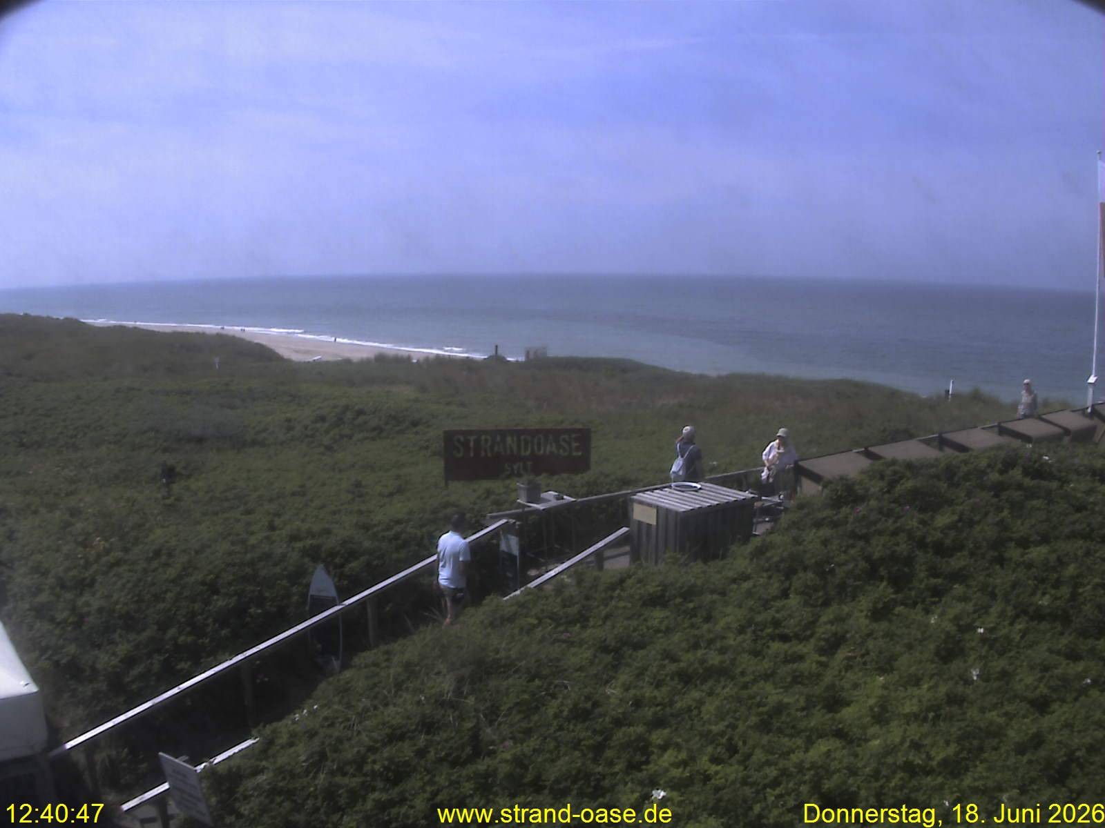 Archiv Foto Webcam Westerland auf Sylt: Restaurant Strandoase