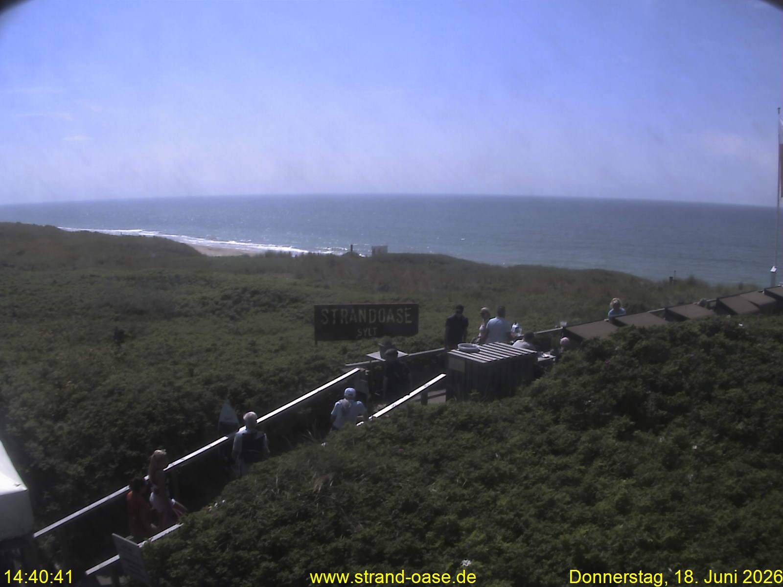 Archiv Foto Webcam Westerland auf Sylt: Restaurant Strandoase