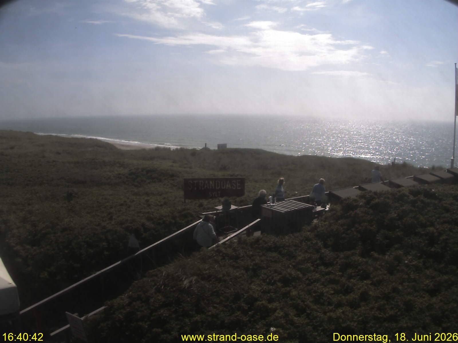 Archiv Foto Webcam Westerland auf Sylt: Restaurant Strandoase