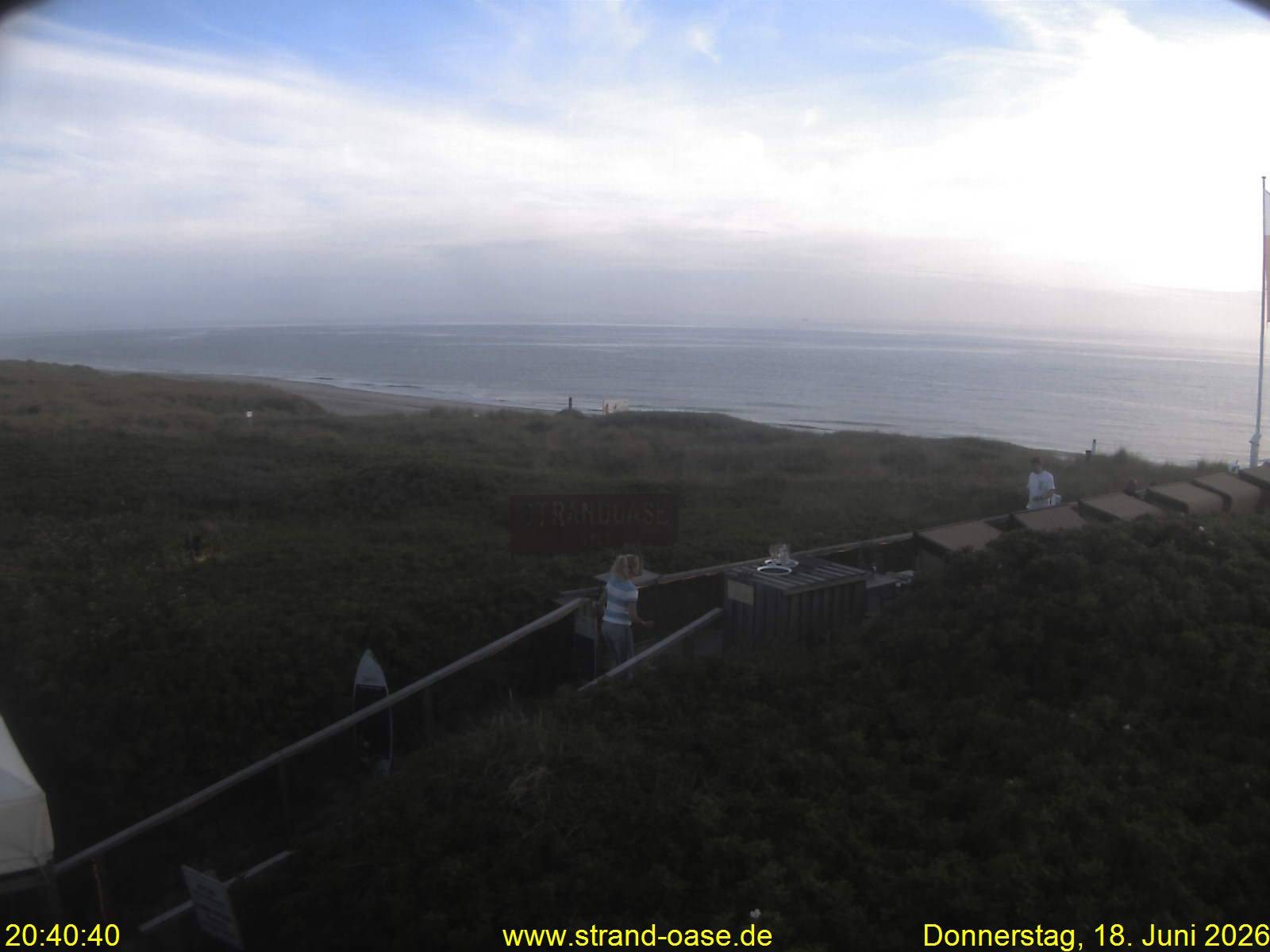 Archiv Foto Webcam Westerland auf Sylt: Restaurant Strandoase