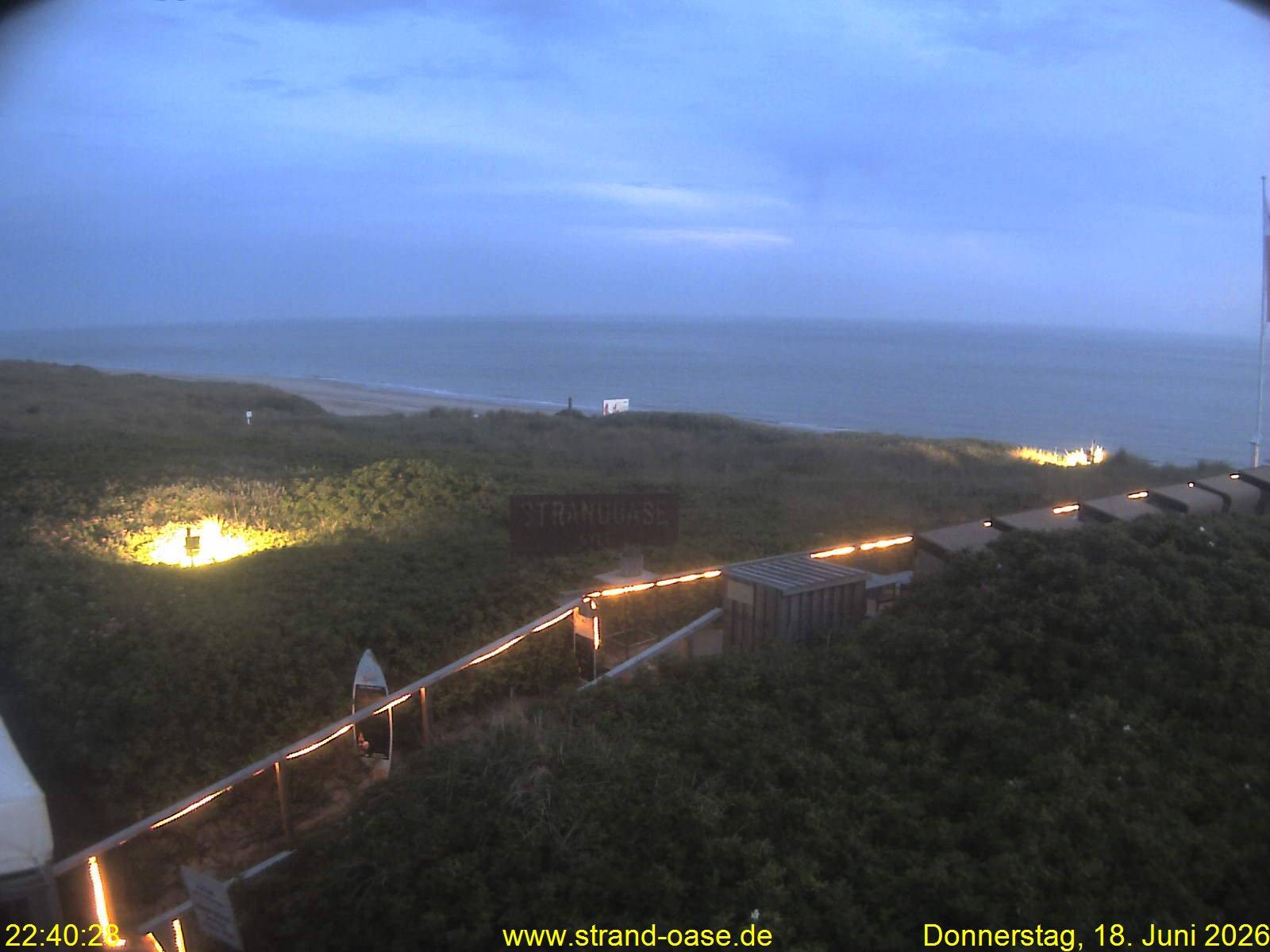 Archiv Foto Webcam Westerland auf Sylt: Restaurant Strandoase
