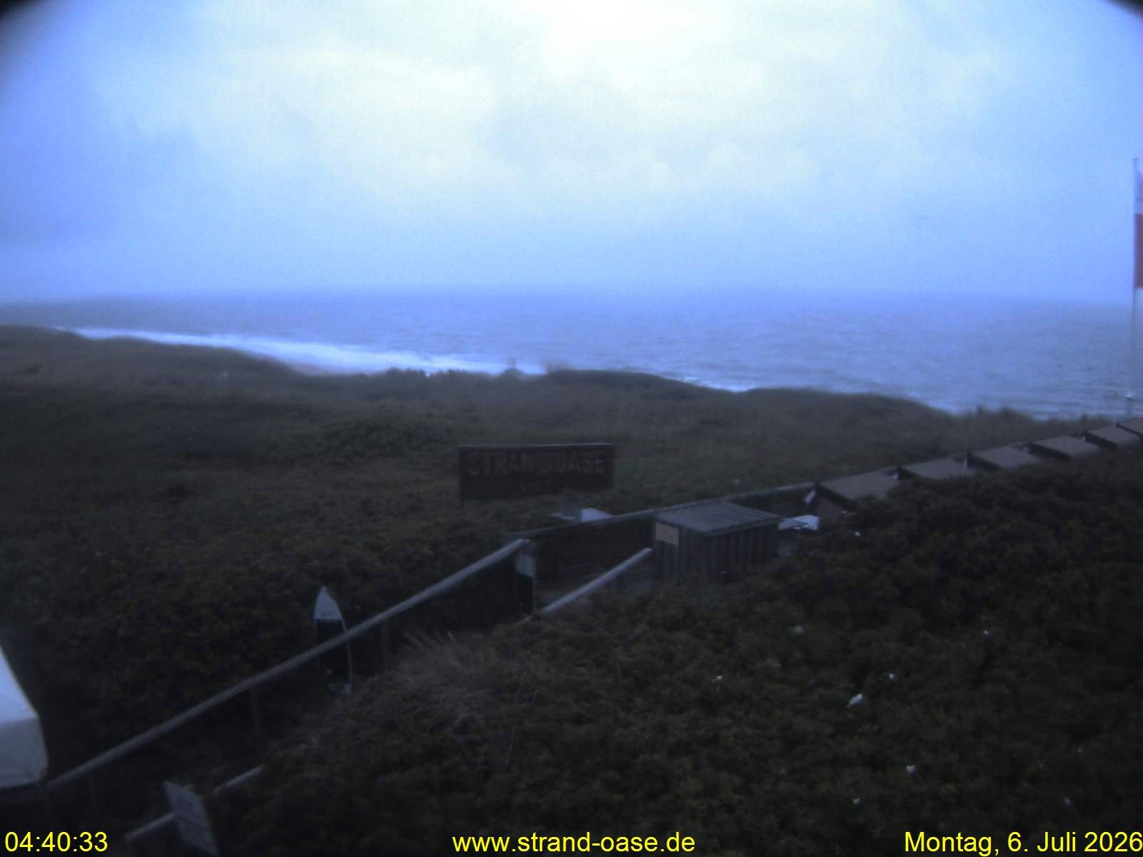 Archiv Foto Webcam Westerland auf Sylt: Restaurant Strandoase