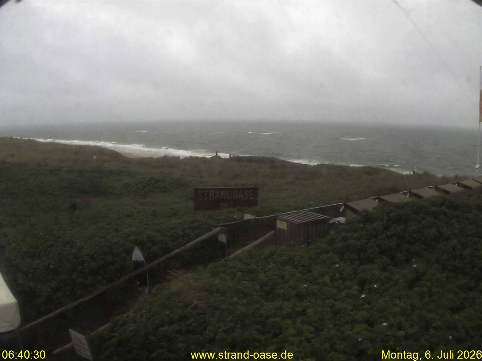 Archiv Foto Webcam Westerland auf Sylt: Restaurant Strandoase