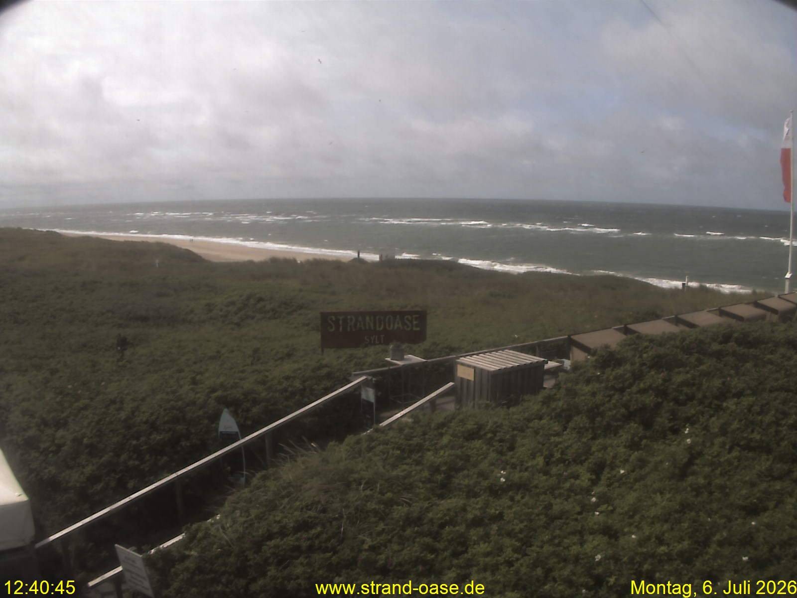 Archiv Foto Webcam Westerland auf Sylt: Restaurant Strandoase