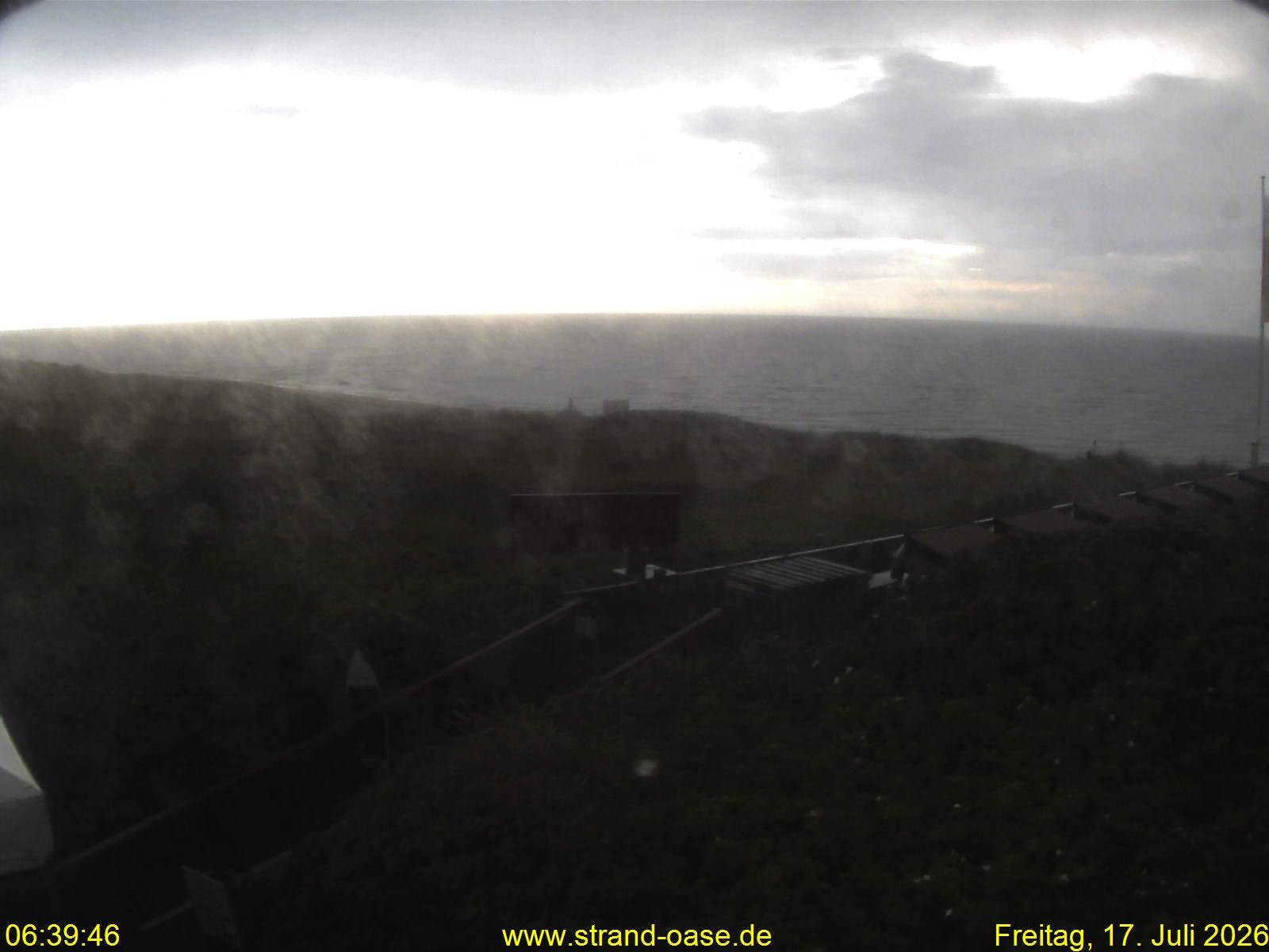 Archived image Webcam Sylt - View Restaurant Strandoase