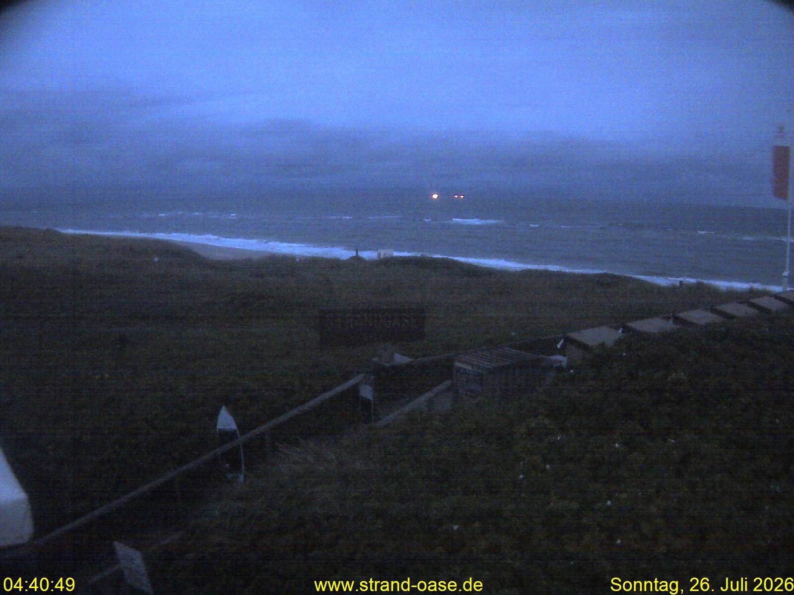 Archiv Foto Webcam Westerland auf Sylt: Restaurant Strandoase
