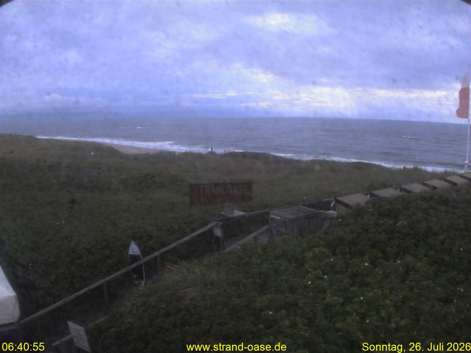 Archiv Foto Webcam Westerland auf Sylt: Restaurant Strandoase
