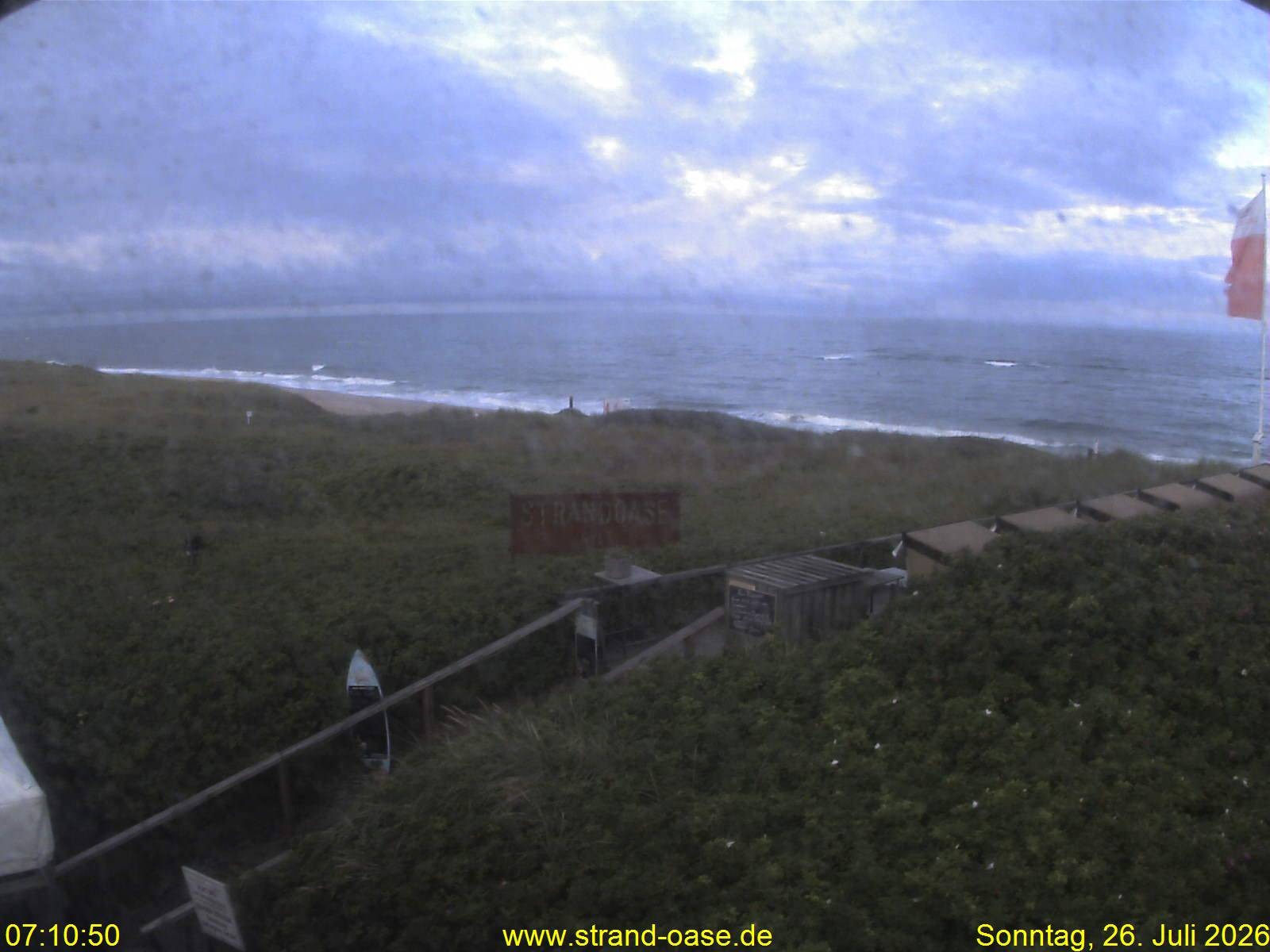 Archiv Foto Webcam Westerland auf Sylt: Restaurant Strandoase