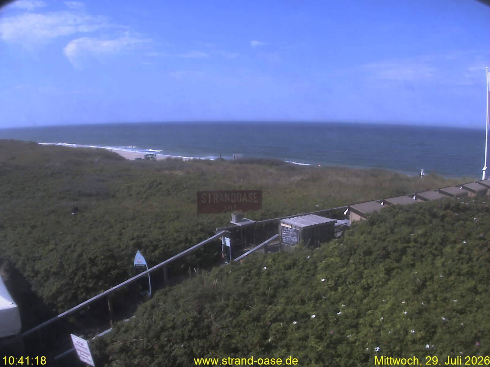 Archiv Foto Webcam Westerland auf Sylt: Restaurant Strandoase