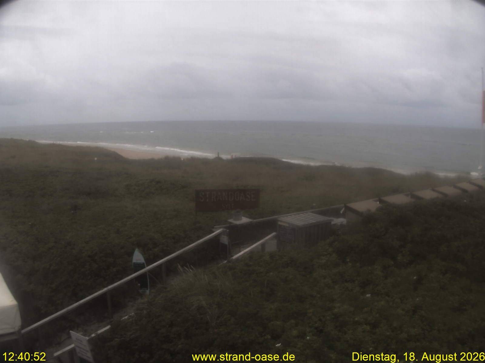 Archiv Foto Webcam Westerland auf Sylt: Restaurant Strandoase