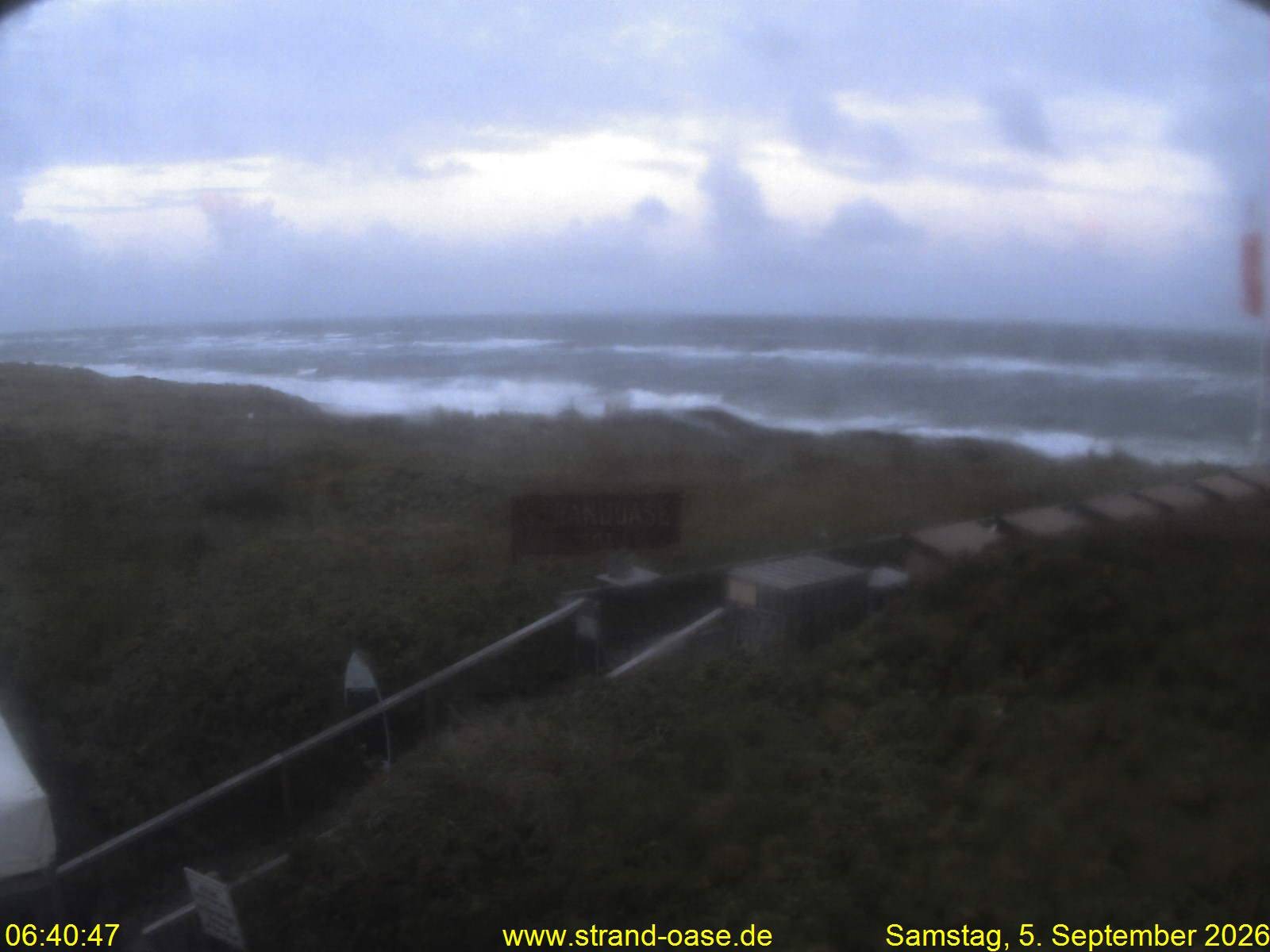 Archiv Foto Webcam Westerland auf Sylt: Restaurant Strandoase