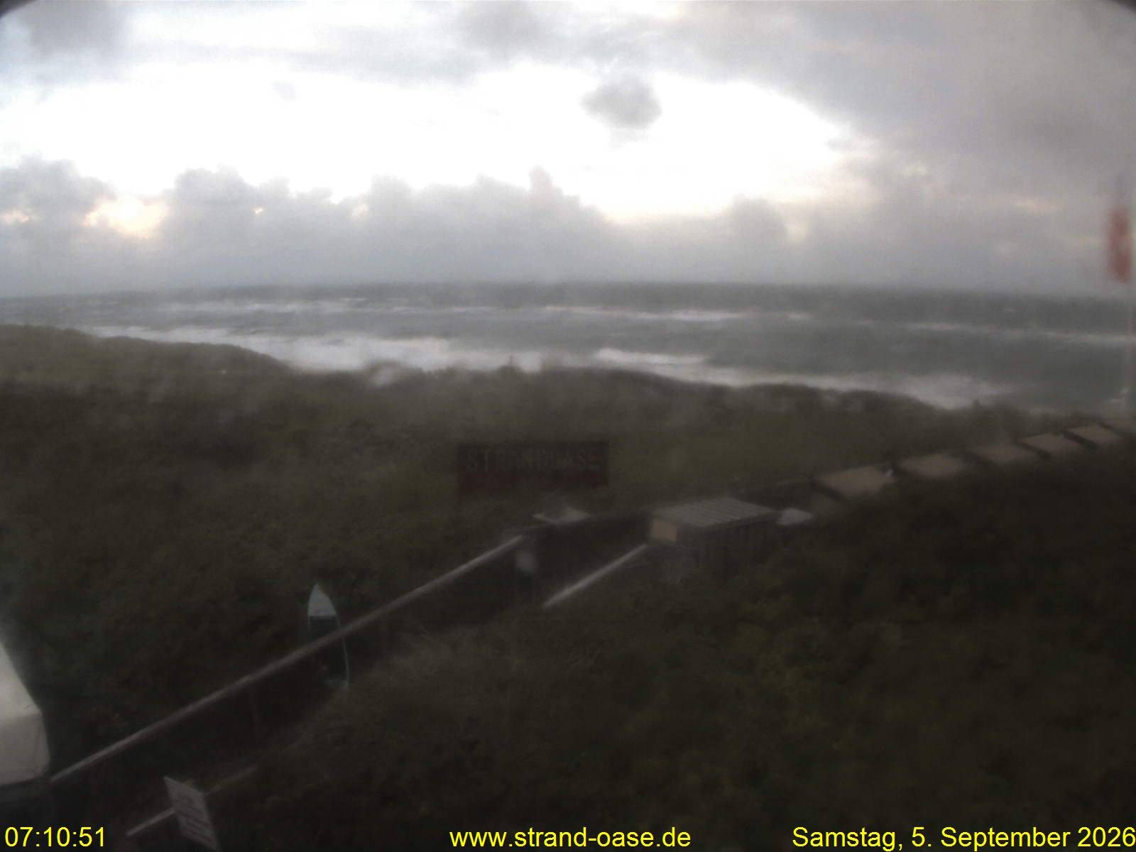 Archiv Foto Webcam Westerland auf Sylt: Restaurant Strandoase