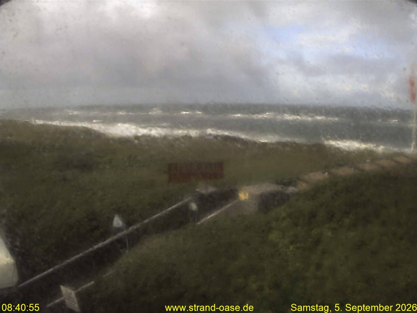 Archiv Foto Webcam Westerland auf Sylt: Restaurant Strandoase
