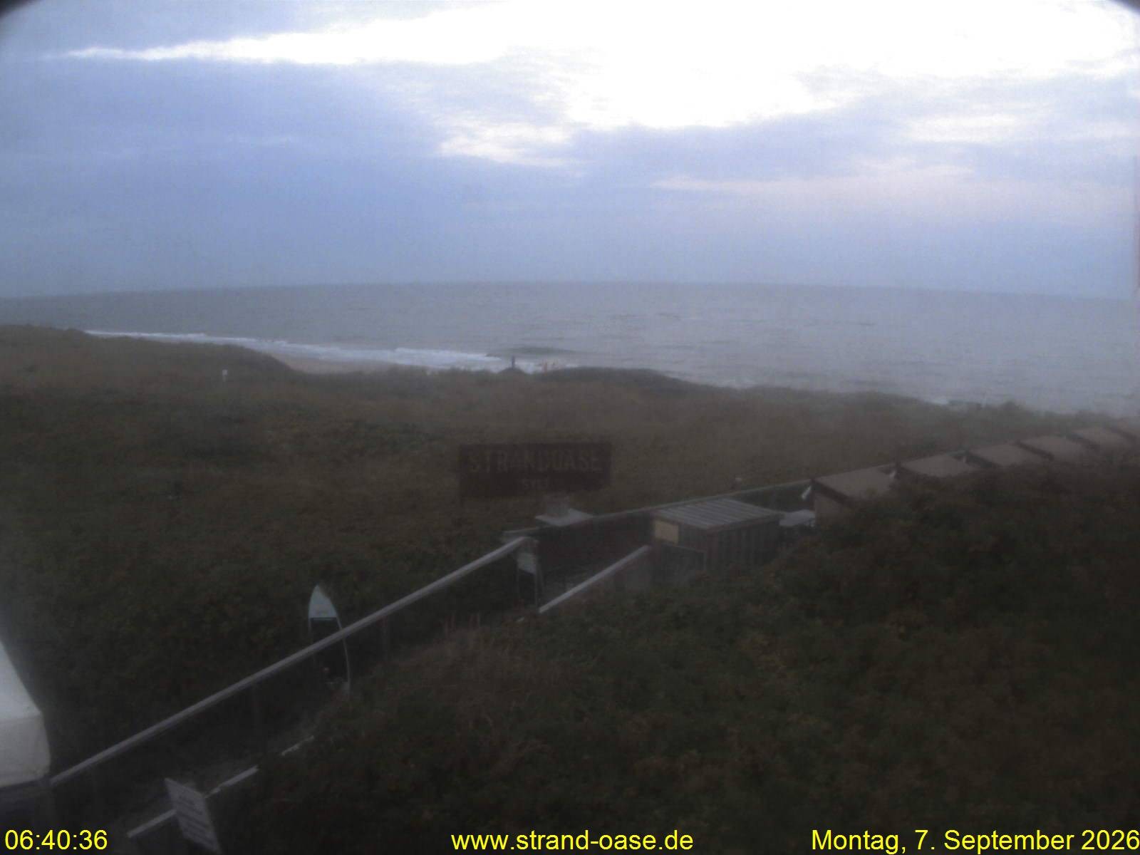 Archiv Foto Webcam Westerland auf Sylt: Restaurant Strandoase