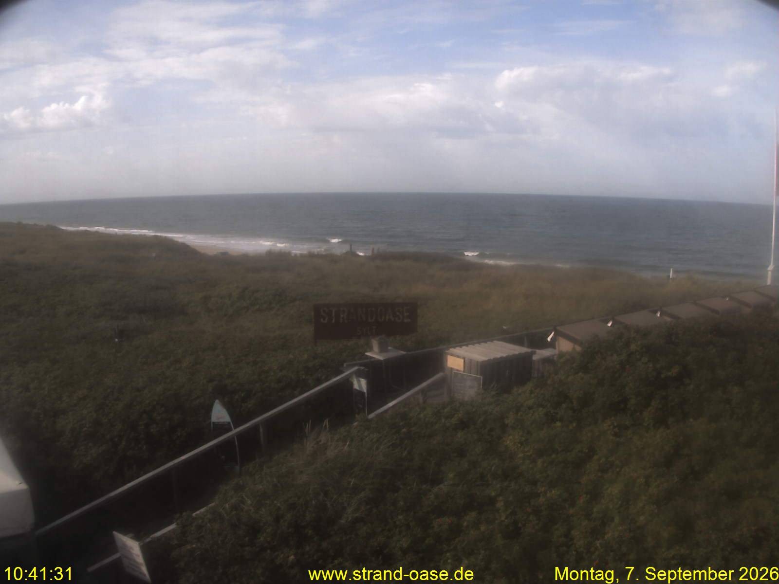 Archiv Foto Webcam Westerland auf Sylt: Restaurant Strandoase