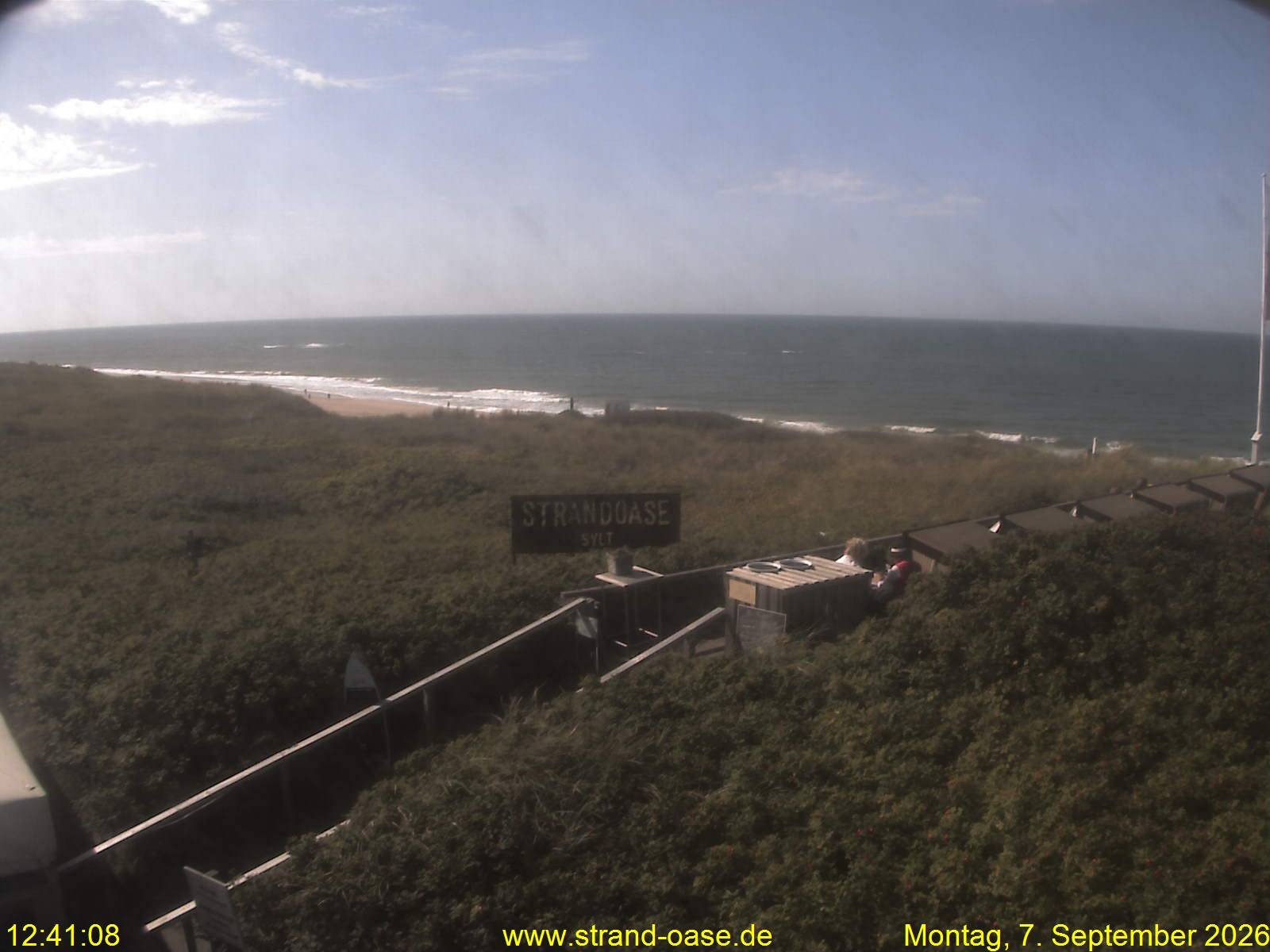 Archiv Foto Webcam Westerland auf Sylt: Restaurant Strandoase
