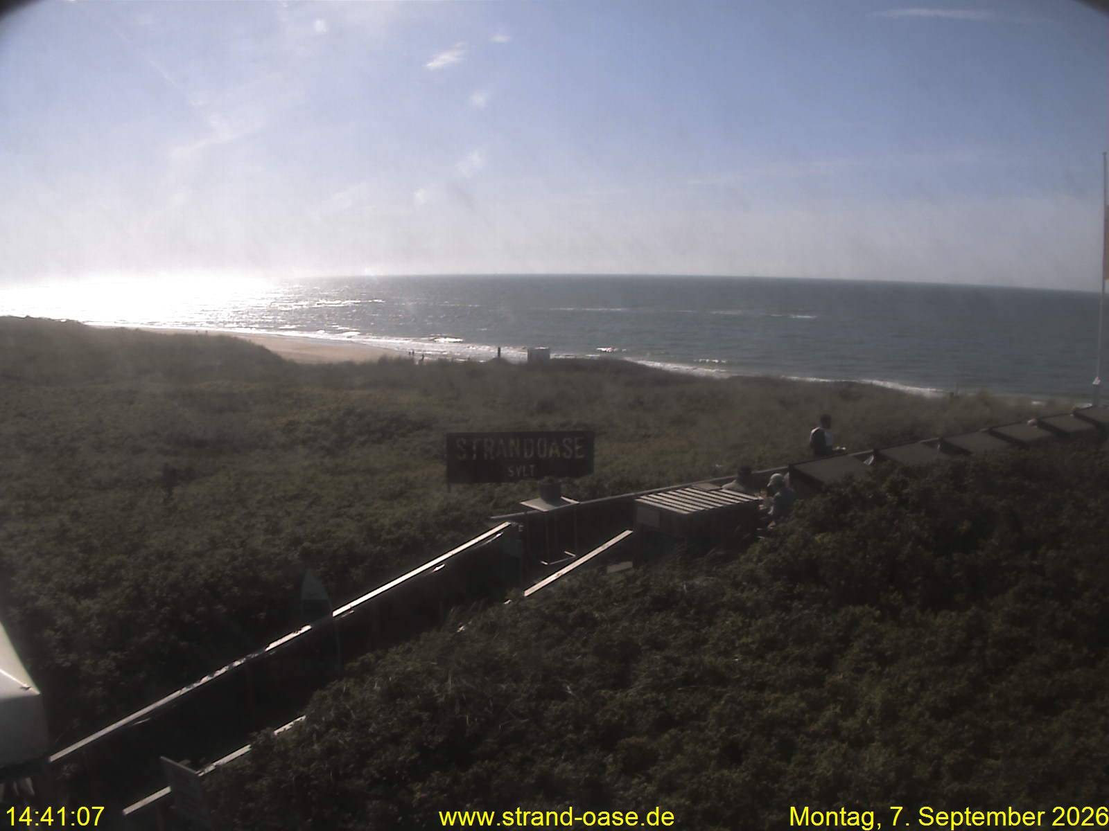Archiv Foto Webcam Westerland auf Sylt: Restaurant Strandoase