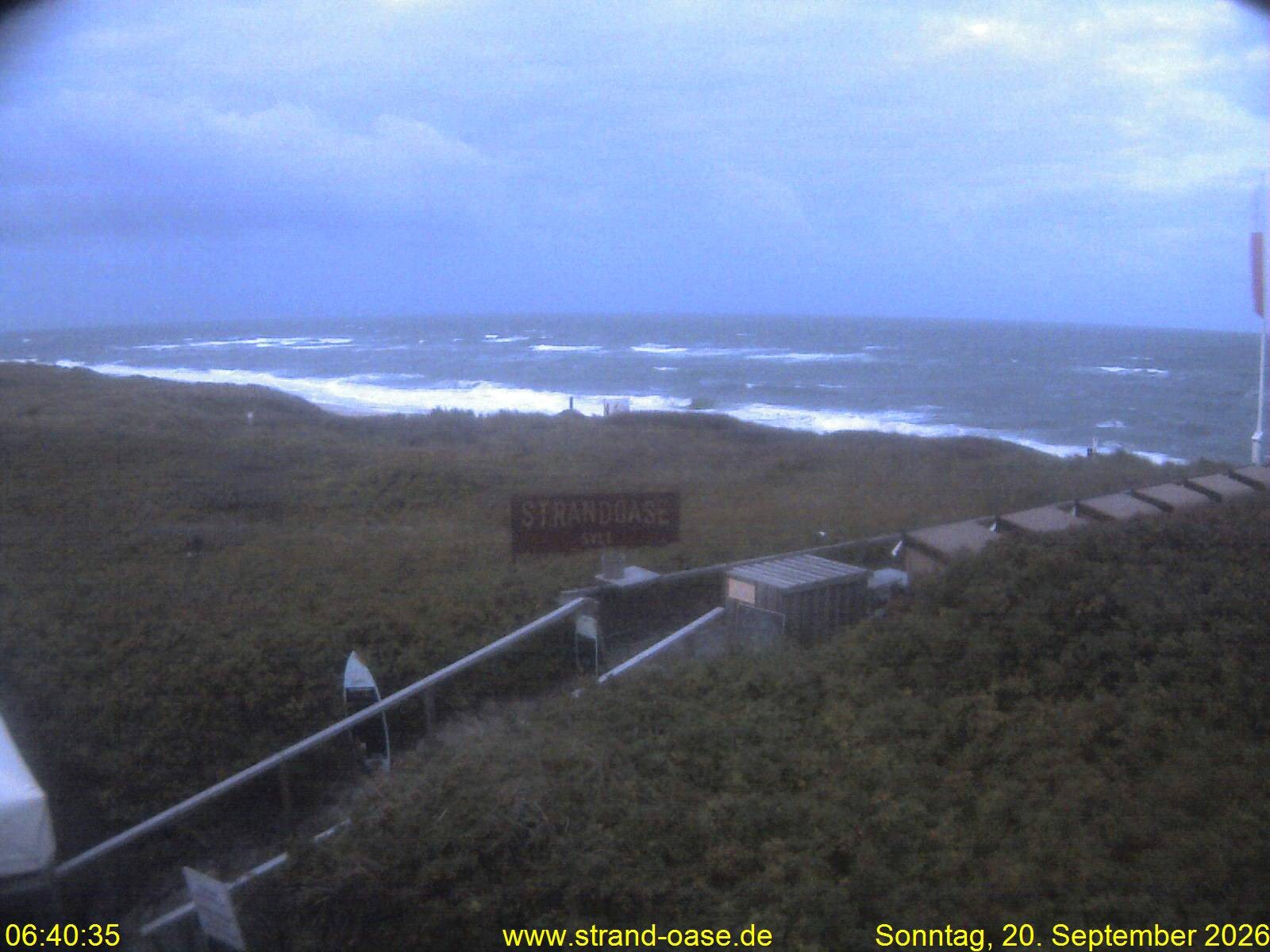 Archiv Foto Webcam Westerland auf Sylt: Restaurant Strandoase