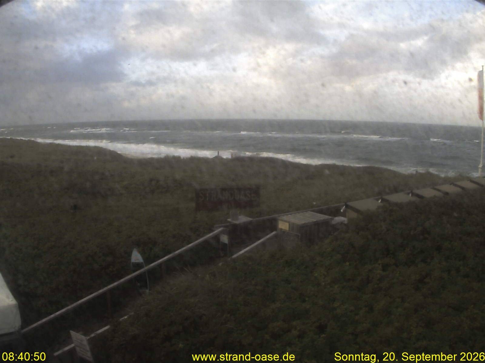 Archiv Foto Webcam Westerland auf Sylt: Restaurant Strandoase