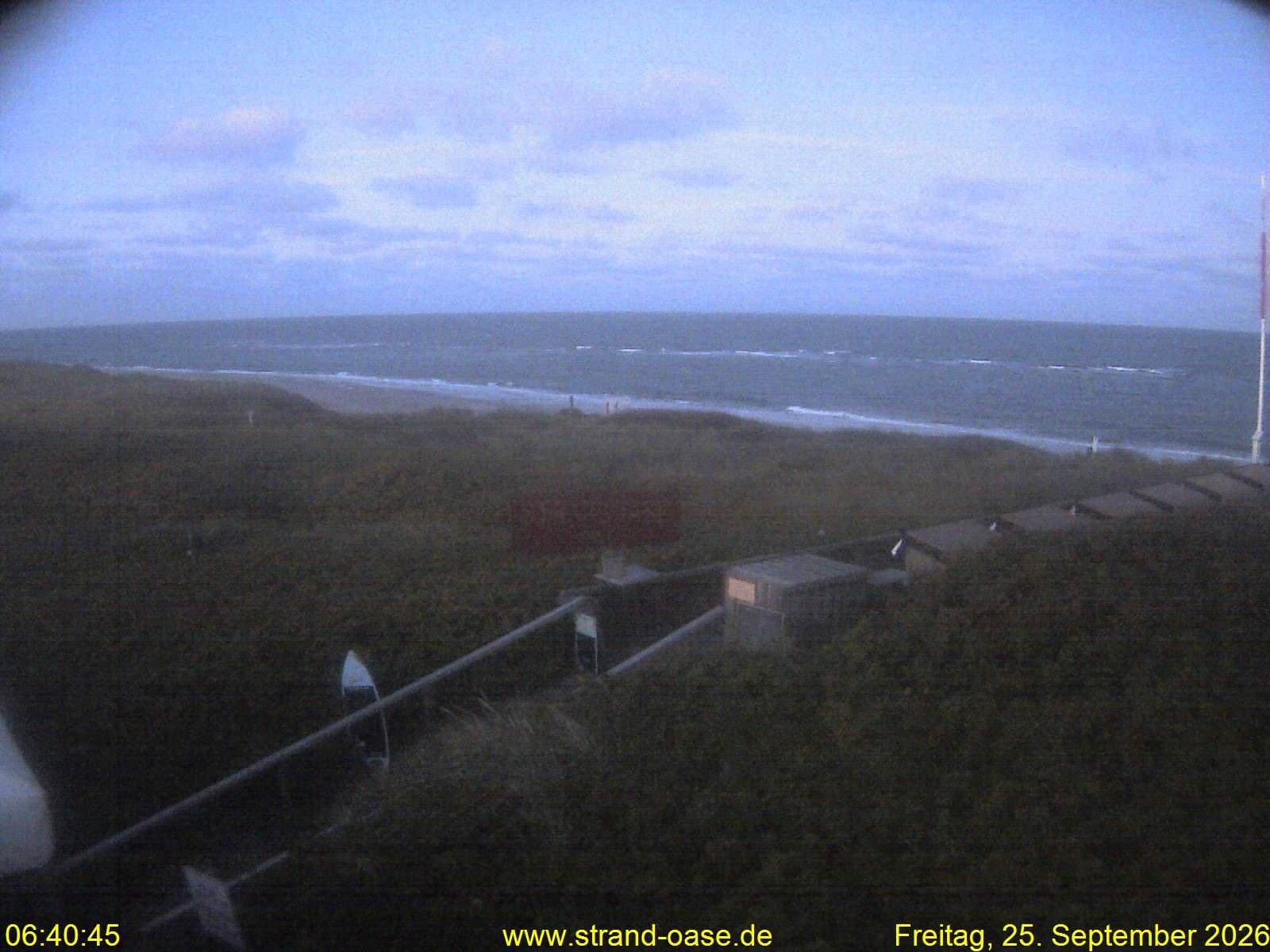 Archiv Foto Webcam Westerland auf Sylt: Restaurant Strandoase