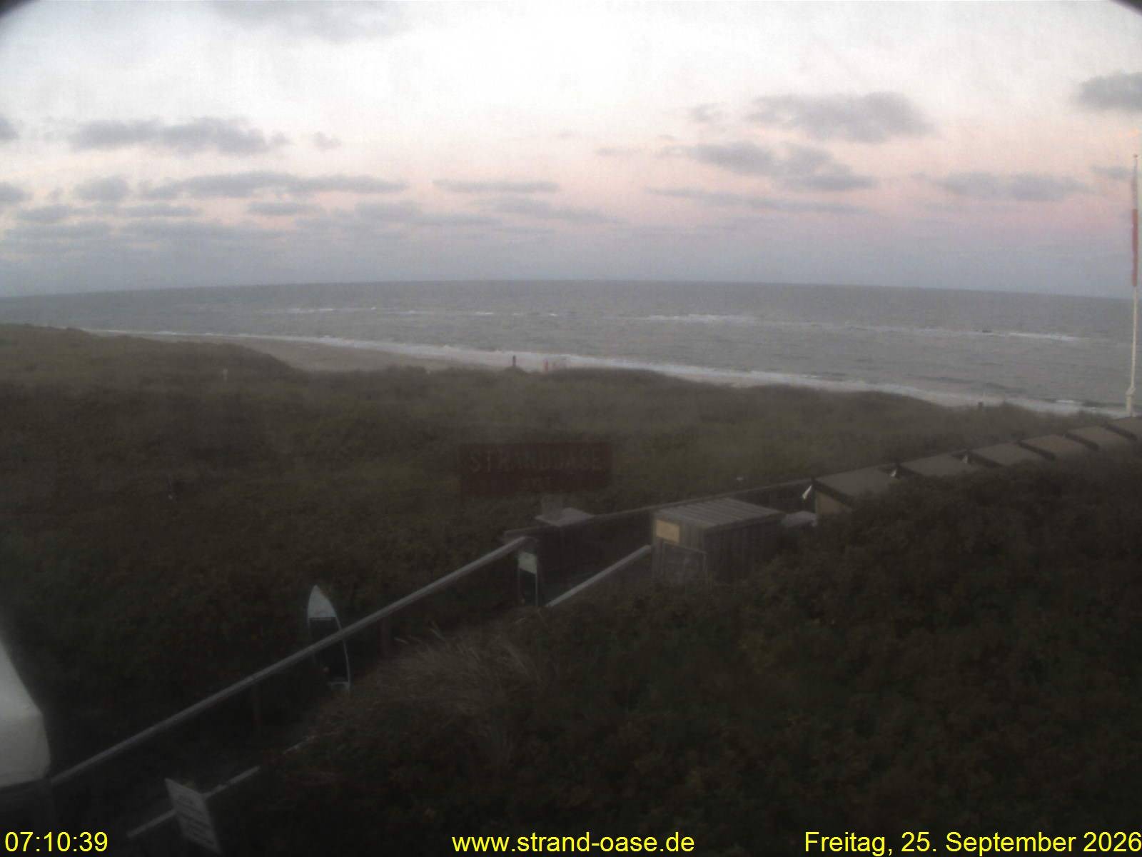 Archiv Foto Webcam Westerland auf Sylt: Restaurant Strandoase
