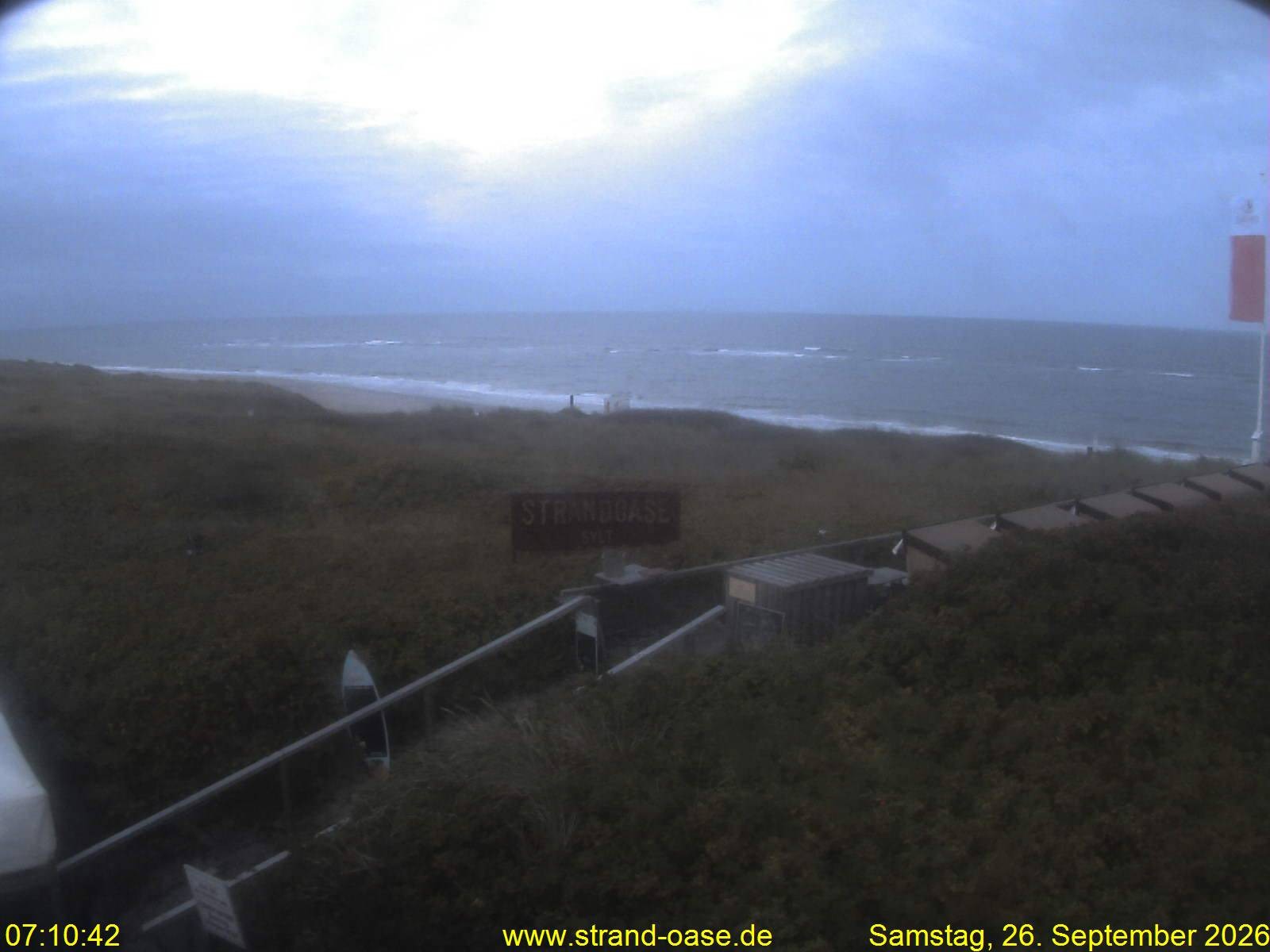 Archiv Foto Webcam Westerland auf Sylt: Restaurant Strandoase