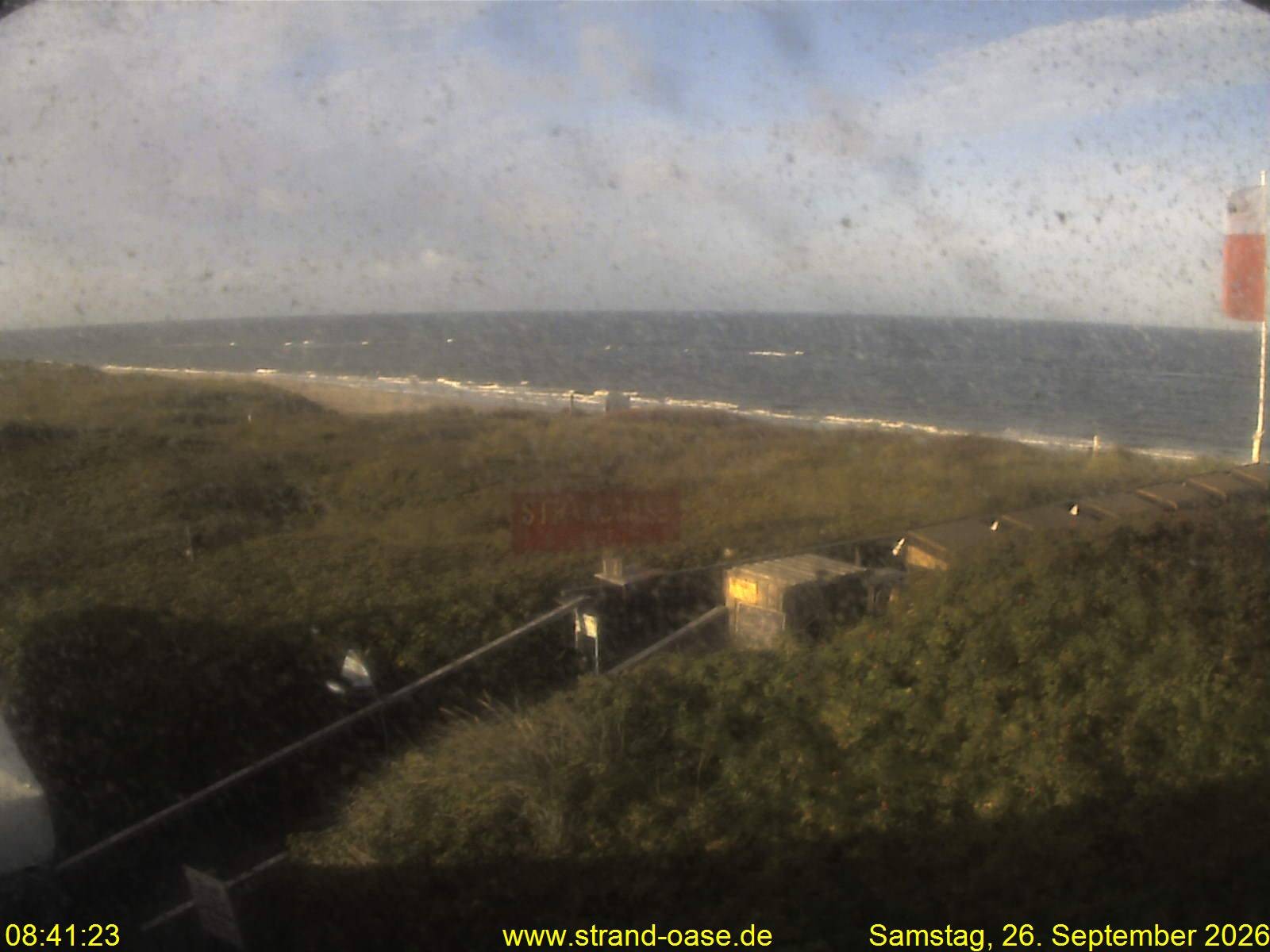 Archiv Foto Webcam Westerland auf Sylt: Restaurant Strandoase