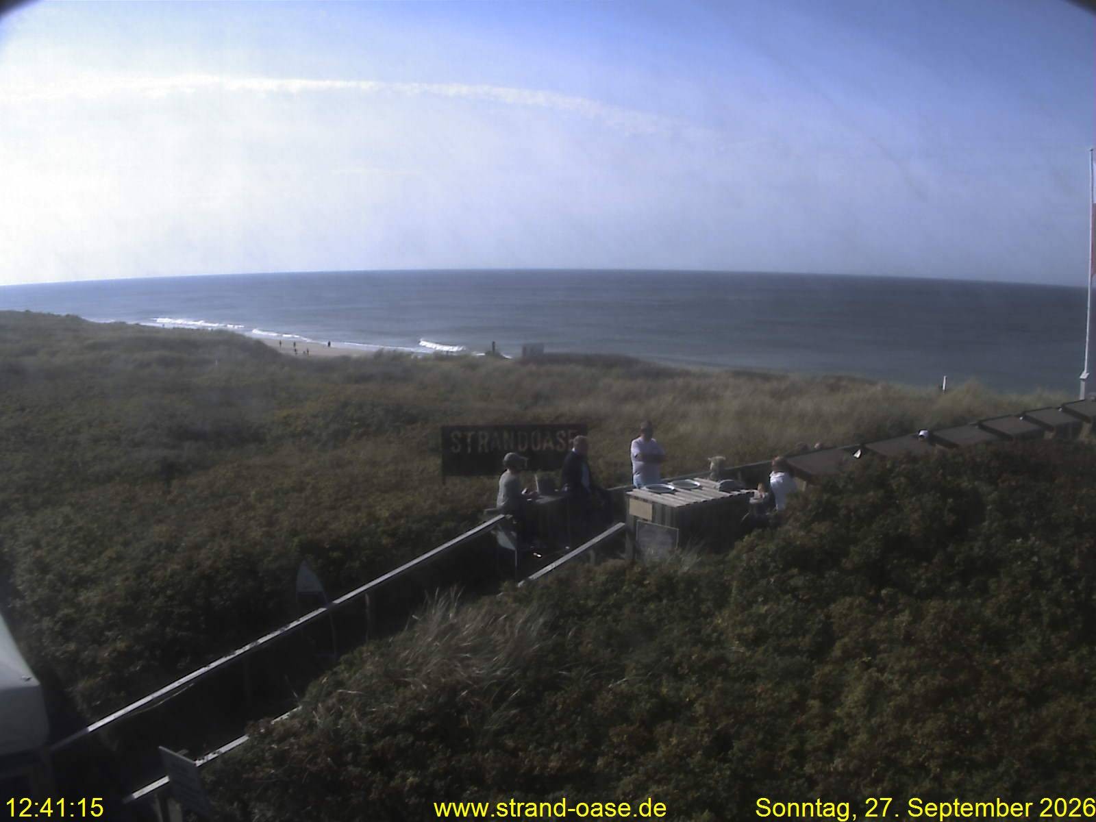 Archiv Foto Webcam Westerland auf Sylt: Restaurant Strandoase