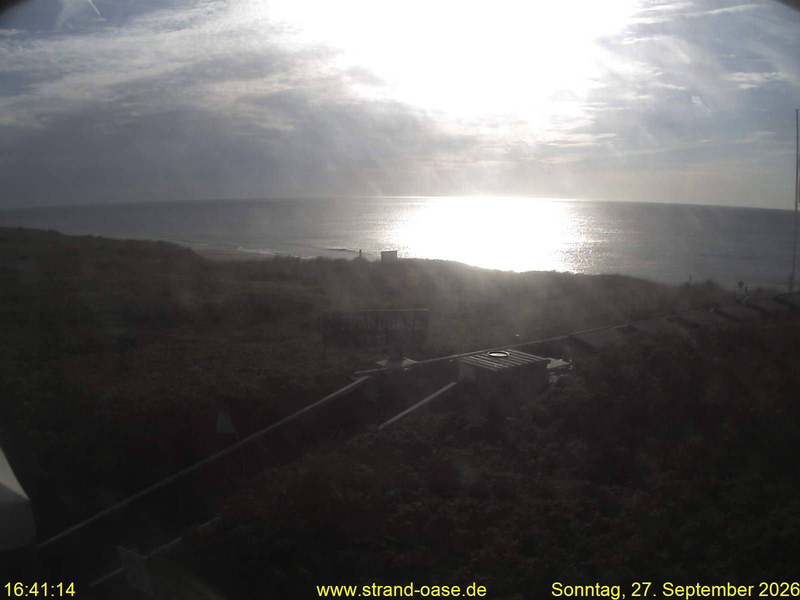 Archiv Foto Webcam Westerland auf Sylt: Restaurant Strandoase
