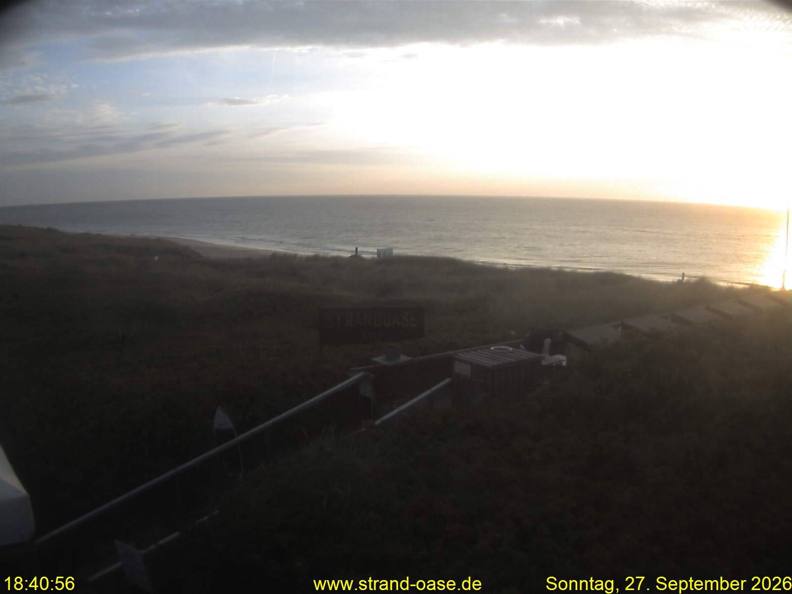 Archiv Foto Webcam Westerland auf Sylt: Restaurant Strandoase