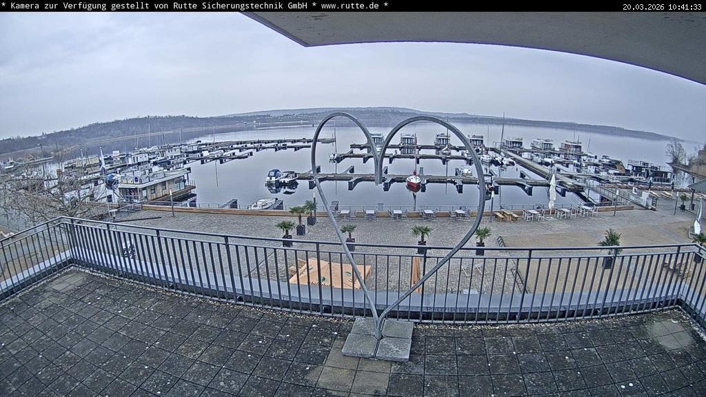 Archived image Webcam Lake Geiseltalsee - Marina Mücheln