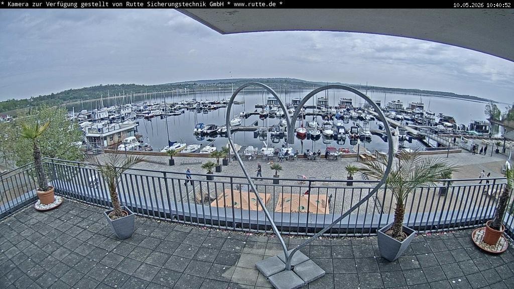 Archived image Webcam Lake Geiseltalsee - Marina Mücheln