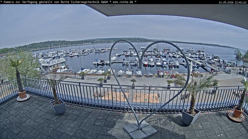 Archived image Webcam Lake Geiseltalsee - Marina Mücheln