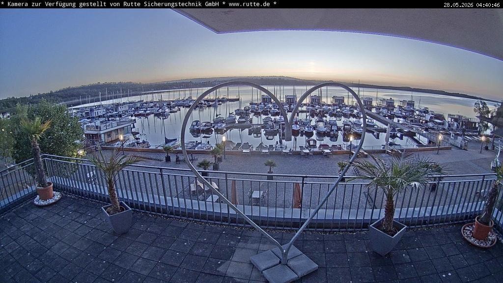 Archived image Webcam Lake Geiseltalsee - Marina Mücheln