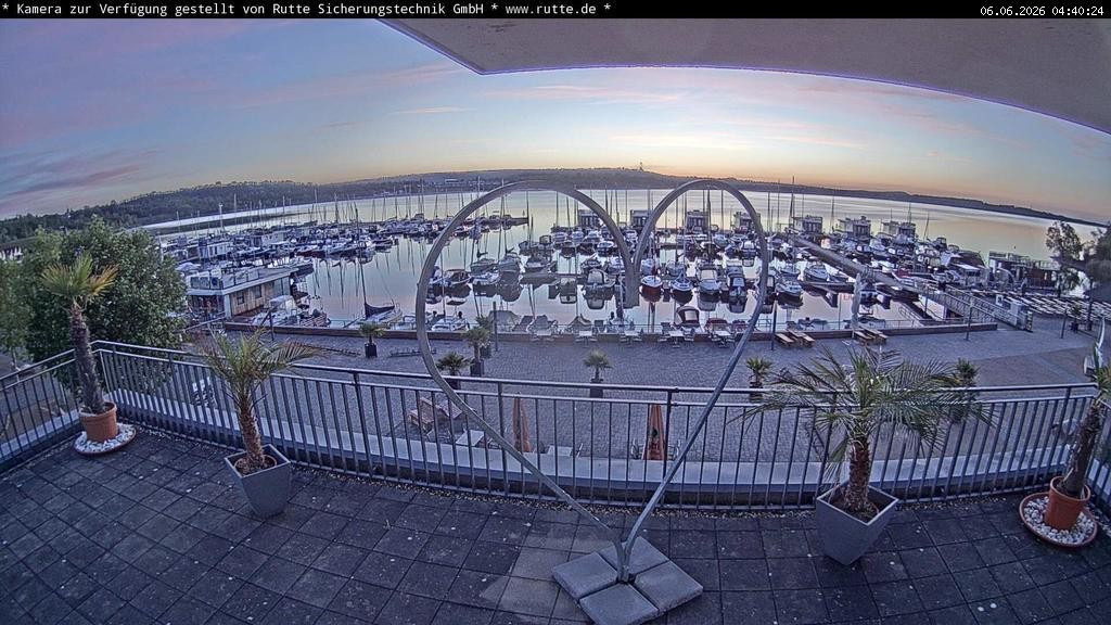 Archived image Webcam Lake Geiseltalsee - Marina Mücheln