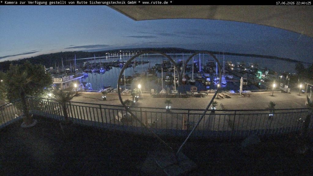 Archived image Webcam Lake Geiseltalsee - Marina Mücheln