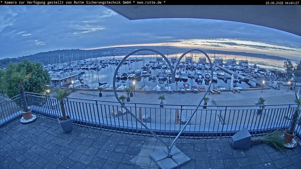 Archived image Webcam Lake Geiseltalsee - Marina Mücheln