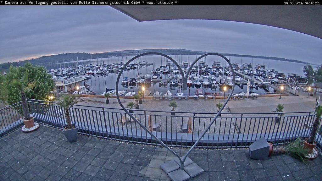 Archived image Webcam Lake Geiseltalsee - Marina Mücheln