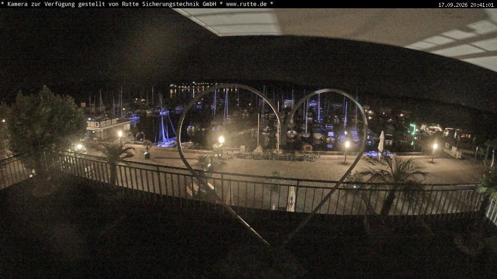 Archived image Webcam Lake Geiseltalsee - Marina Mücheln