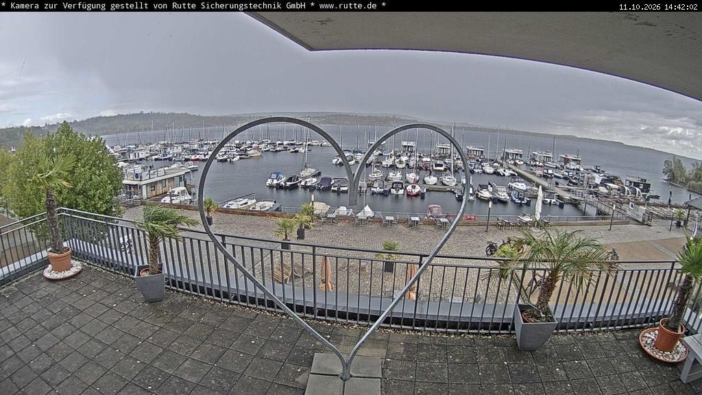 Archived image Webcam Lake Geiseltalsee - Marina Mücheln