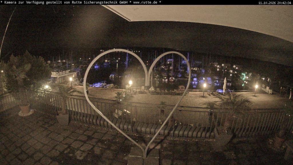 Archived image Webcam Lake Geiseltalsee - Marina Mücheln
