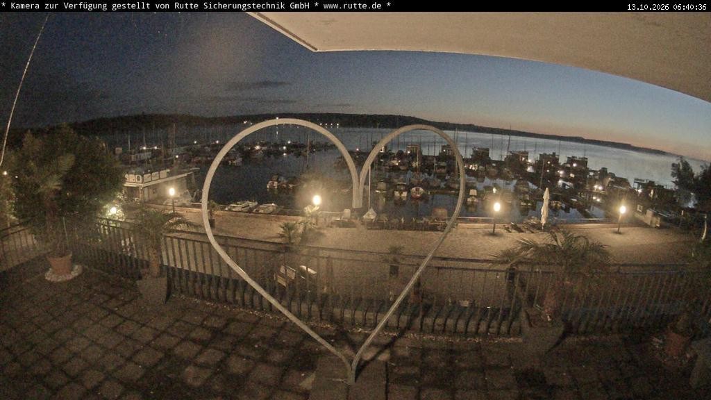Archived image Webcam Lake Geiseltalsee - Marina Mücheln