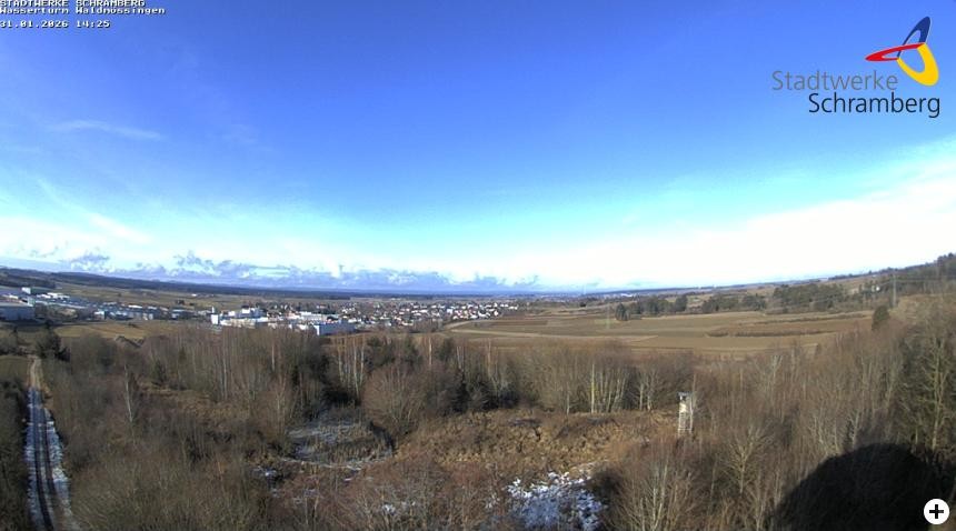 Archiv Foto Webcam Schramberg: Ausblick vom Wasserturm Waldmössingen