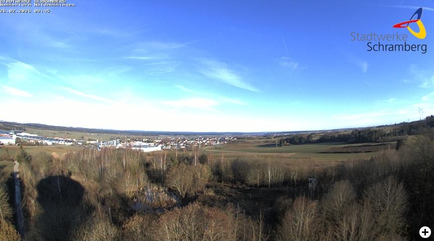 Archived image Webcam Schramberg: View Water Tower Waldmössingen